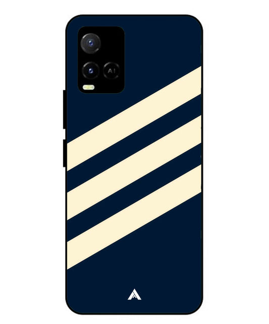 Stripe Pattern 16 Metal Back Cover Phone Case for Vivo Y36