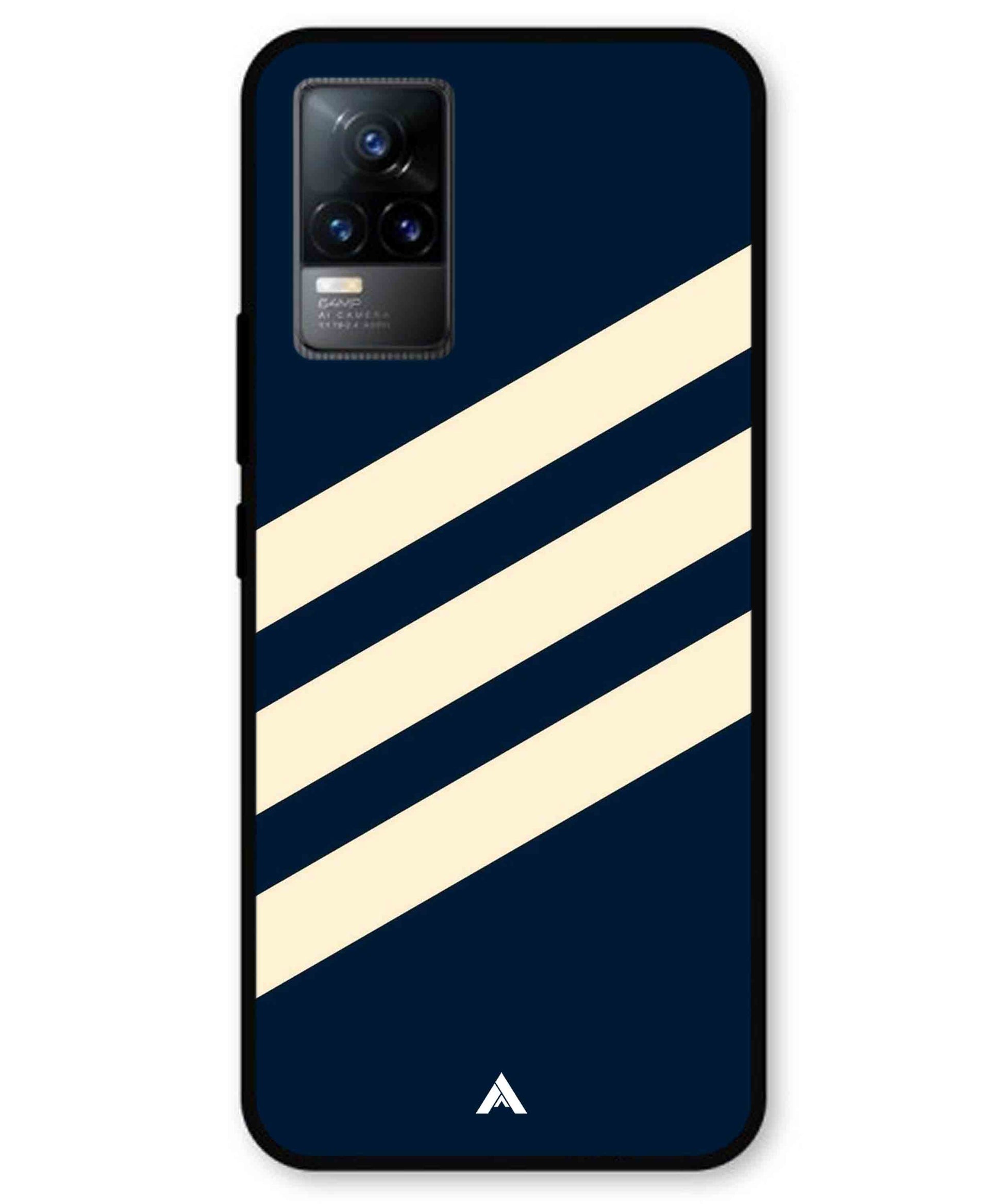 Stripe Pattern 16 Metal Back Cover Phone Case for Vivo Y73