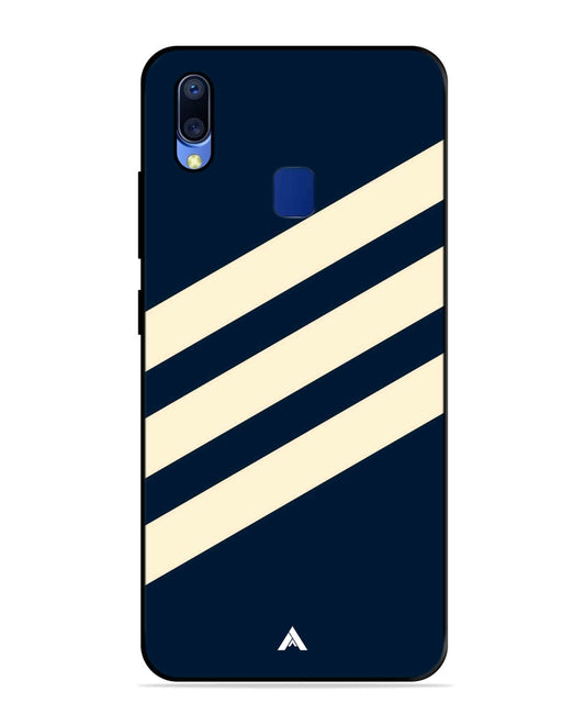 Stripe Pattern 16 Metal Back Cover Phone Case for Vivo Y95