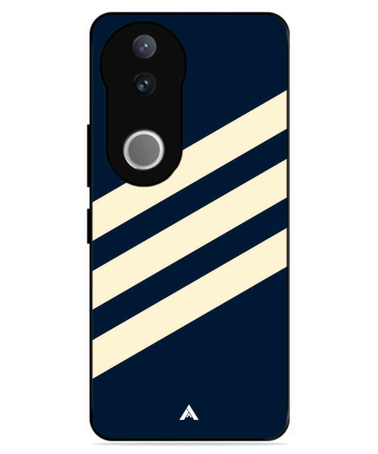Stripe Pattern 16 Metal Back Cover Phone Case for Vivo v50