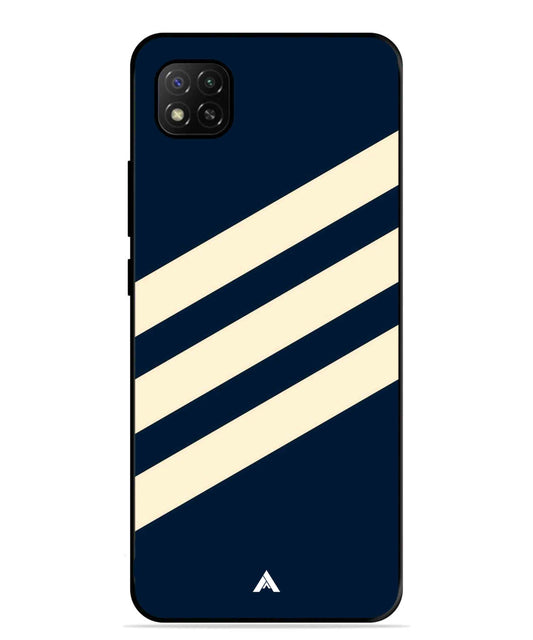 Stripe Pattern 16 Metal Back Cover Phone Case for Xiaomi Redmi 9C