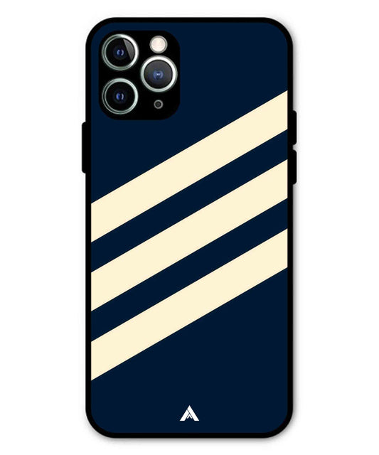 Stripe Pattern 16 Metal Back Cover Phone Case for iPhone 11 Pro Max