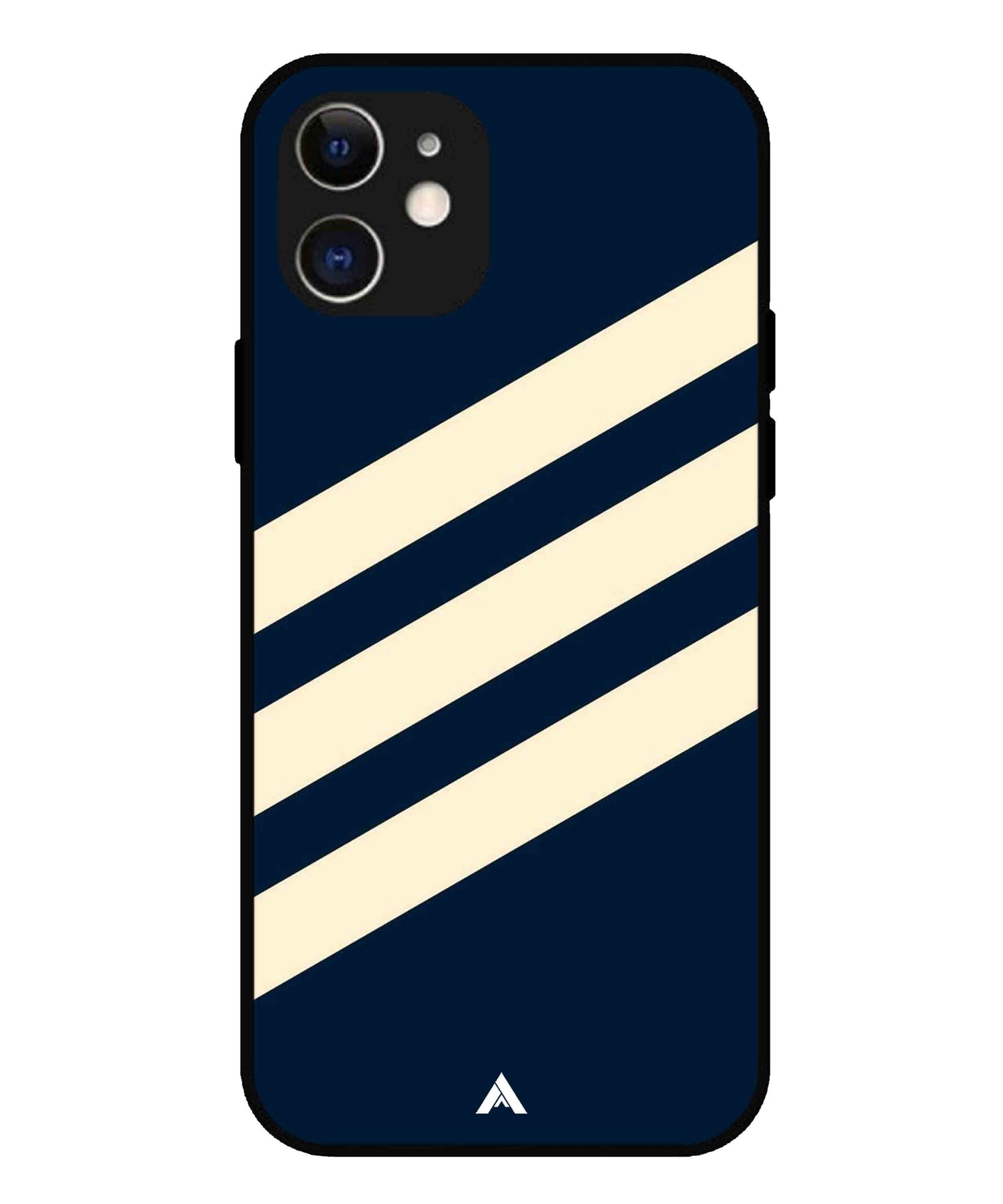 Stripe Pattern 16 Metal Back Cover Phone Case for iPhone 12