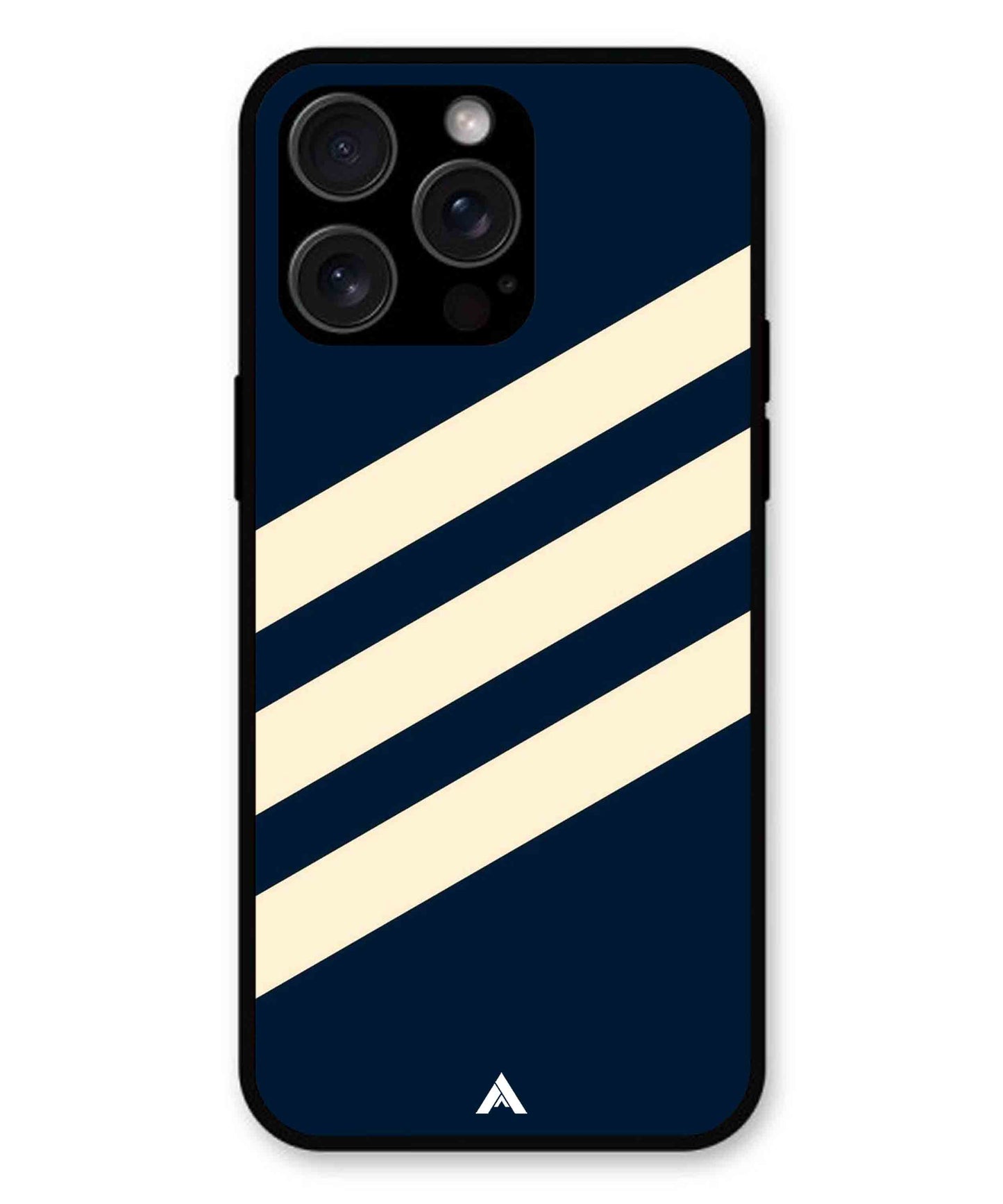 Stripe Pattern 16 Metal Back Cover Phone Case for iPhone 13 Pro Max