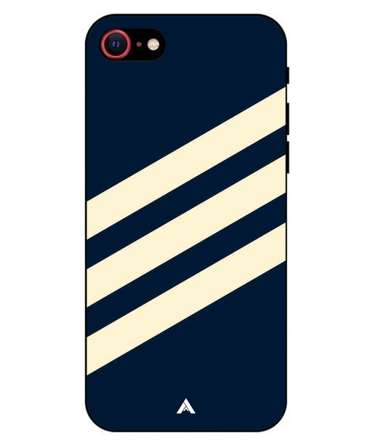 Stripe Pattern 16 Metal Back Cover Phone Case for iPhone 7