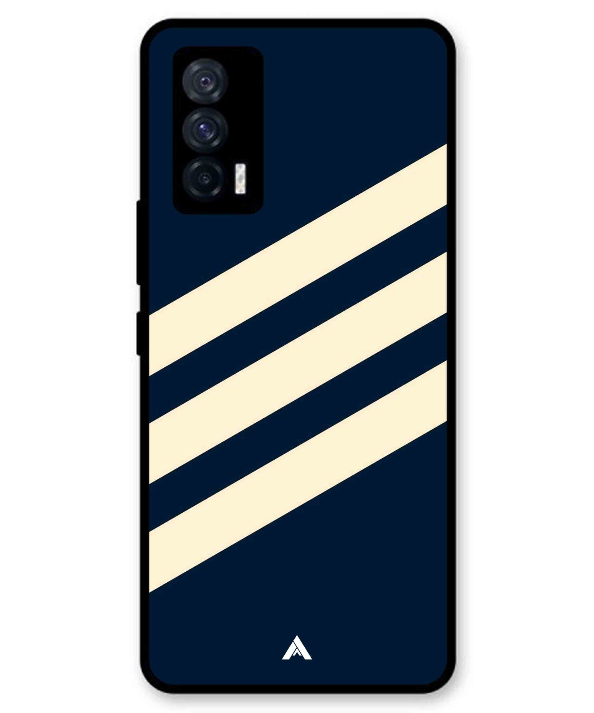 Stripe Pattern 16 Metal Back Cover Phone Case for iQOO Neo 5