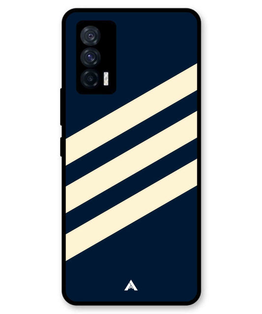 Stripe Pattern 16 Metal Back Cover Phone Case for iQOO Neo 5