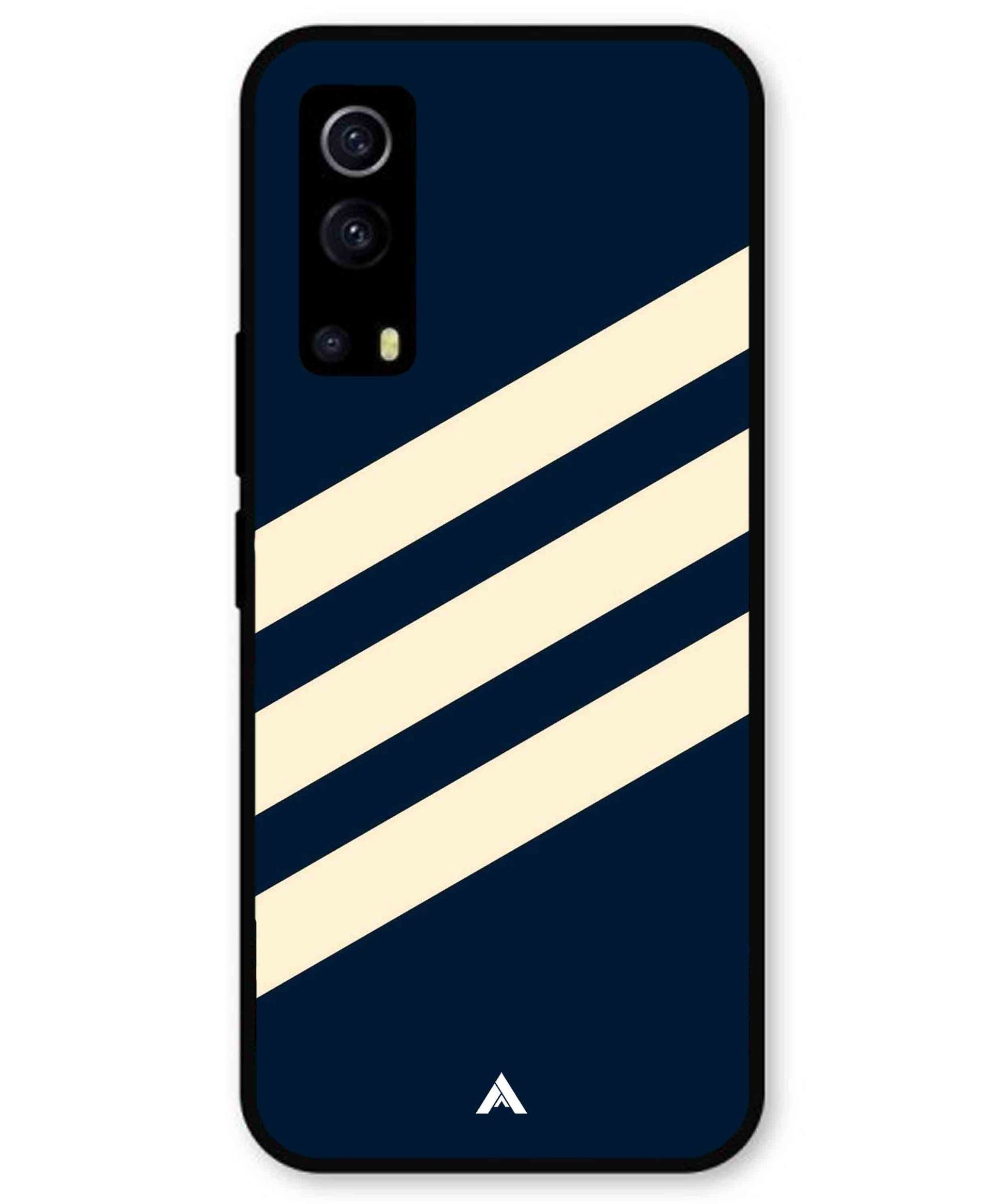 Stripe Pattern 16 Metal Back Cover Phone Case for iQOO Z3