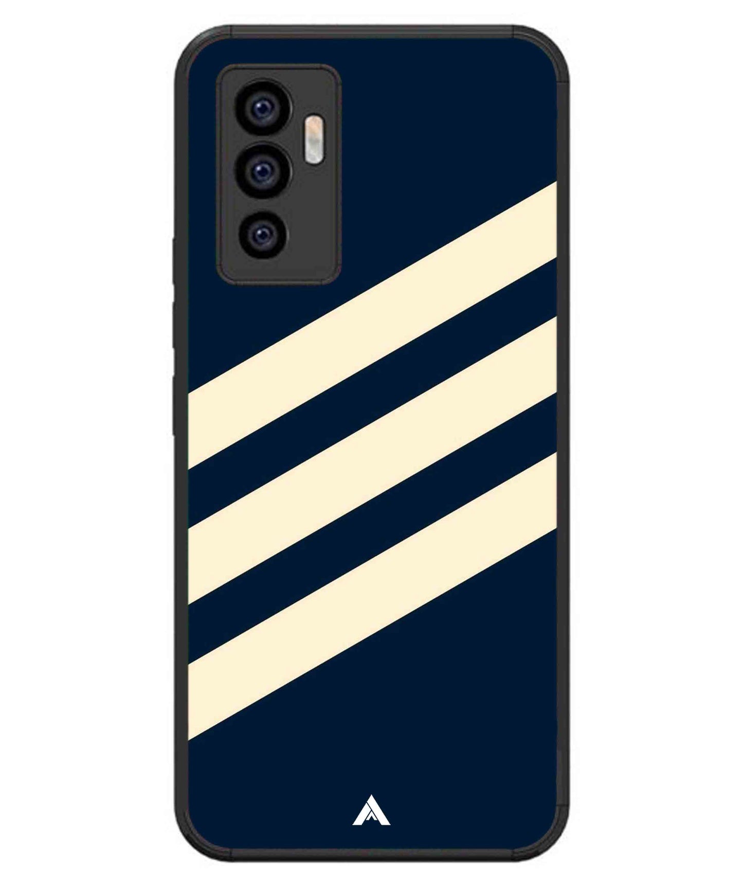 Stripe Pattern 16 Metal Back Cover Phone Case for iQOO Z6