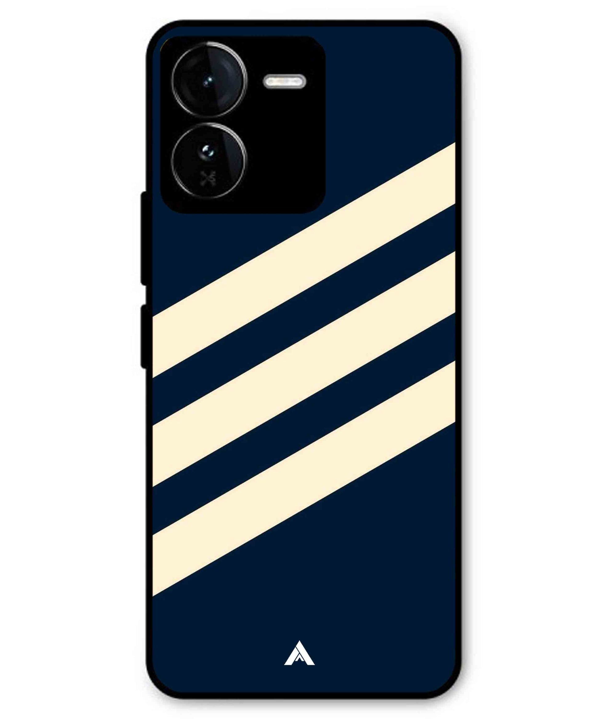 Stripe Pattern 16 Metal Back Cover Phone Case for iQOO Z9