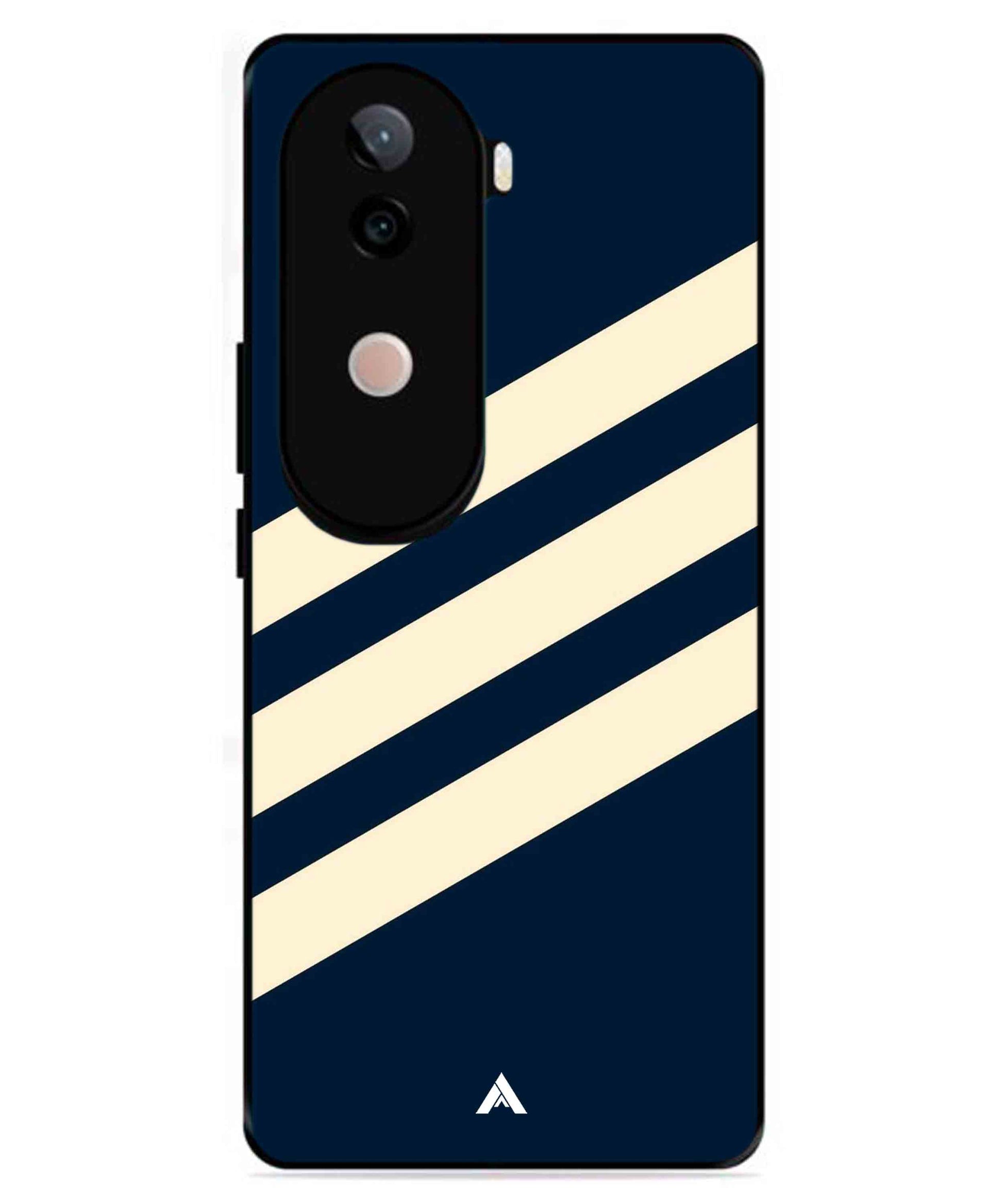 Stripe Pattern 16 Metal Back Cover Phone Case for iQOO Z9s
