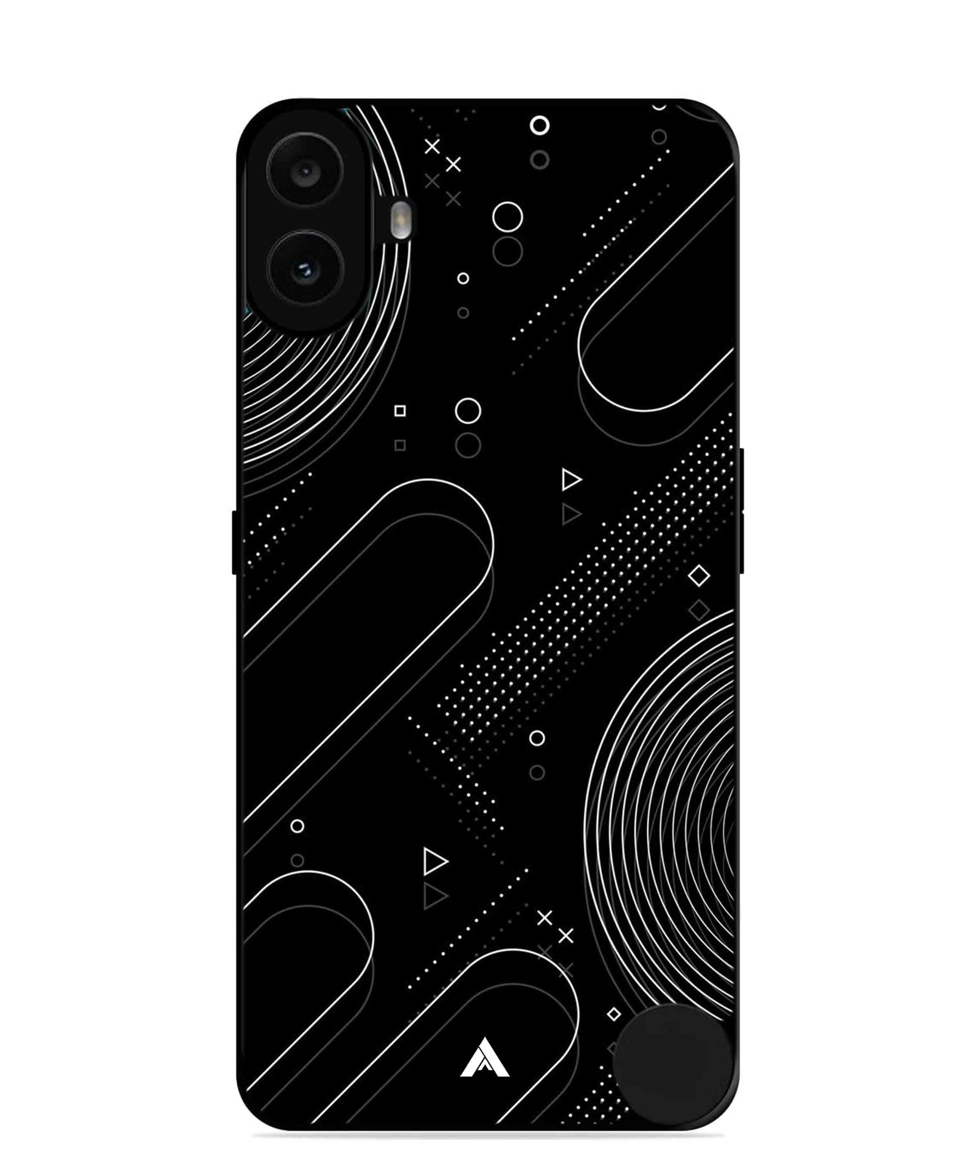 Stripe Pattern 17 Metal Back Cover Phone Case for Nothing CMF Phone 1