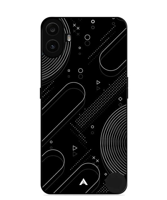 Stripe Pattern 17 Metal Back Cover Phone Case for Nothing CMF Phone 1