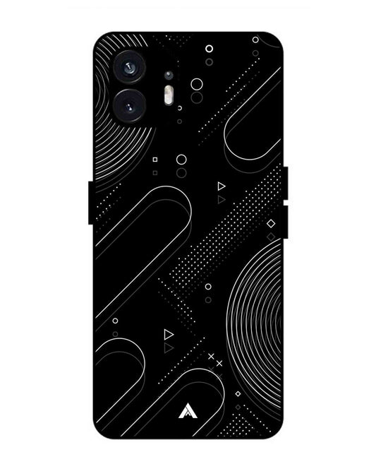 Stripe Pattern 17 Metal Back Cover Phone Case for Nothing Phone 2