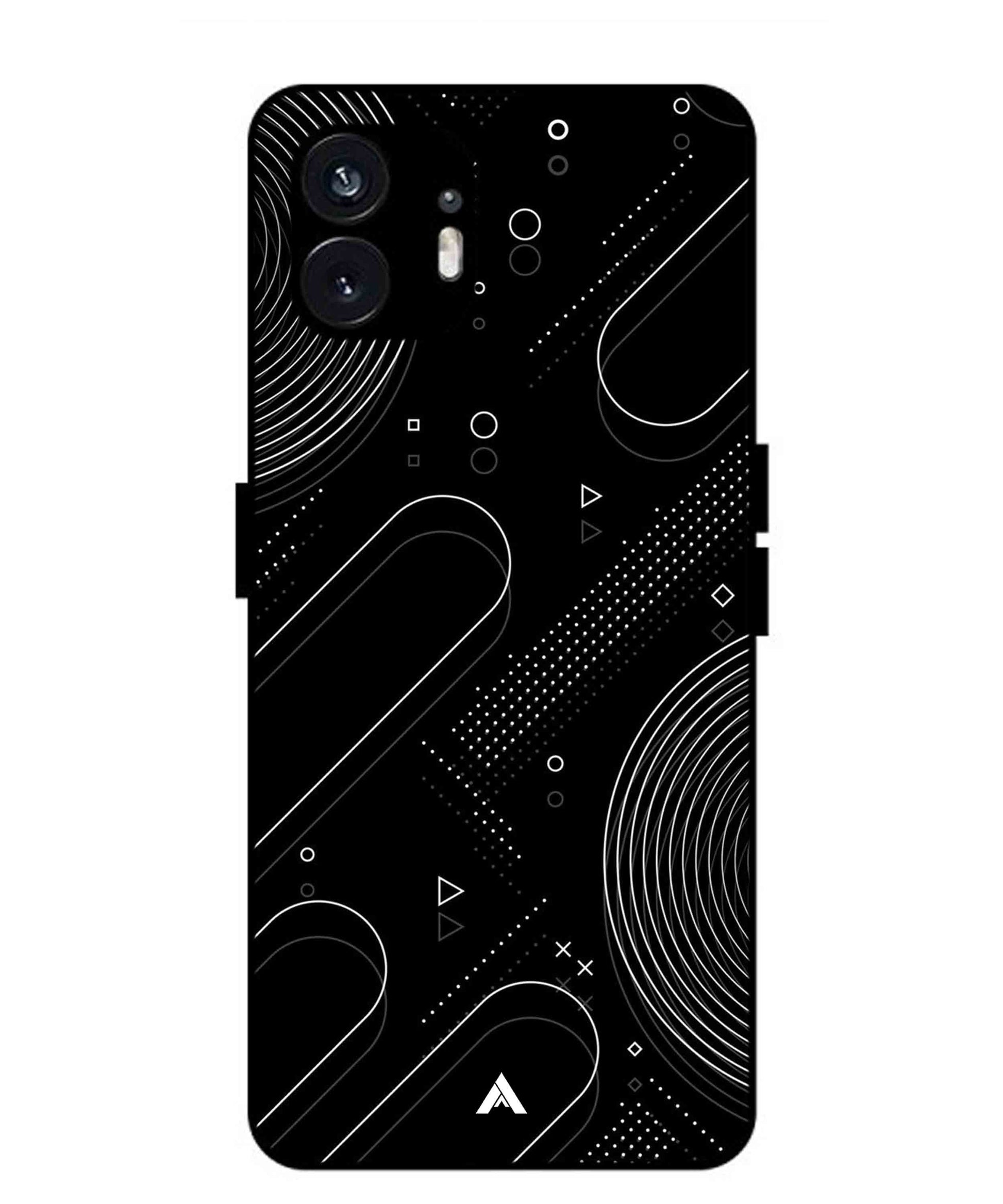 Stripe Pattern 17 Metal Back Cover Phone Case for Nothing Phone 2a Plus