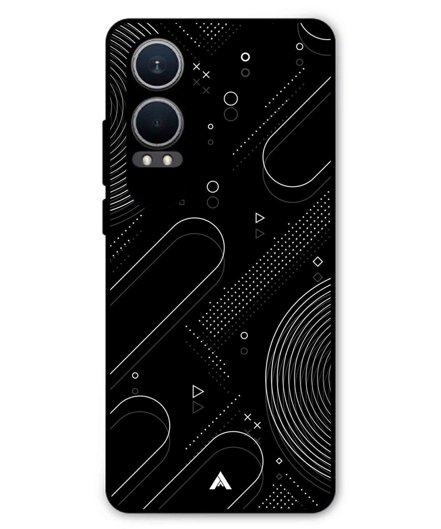 Stripe Pattern 17 Metal Back Cover Phone Case for Oneplus Nord CE 4 Lite