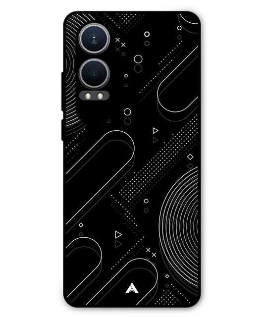 Stripe Pattern 17 Metal Back Cover Phone Case for Oneplus Nord CE 4 Lite