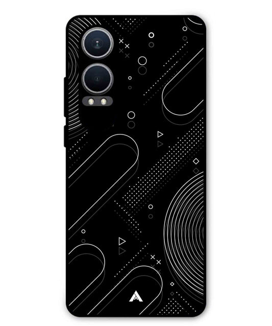 Stripe Pattern 17 Metal Back Cover Phone Case for Oppo K12x