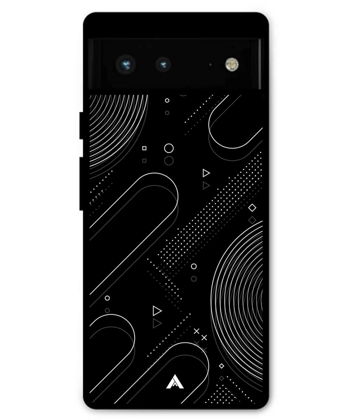 Stripe Pattern 17 Metal Back Cover Phone Case for Pixel 6 Pro