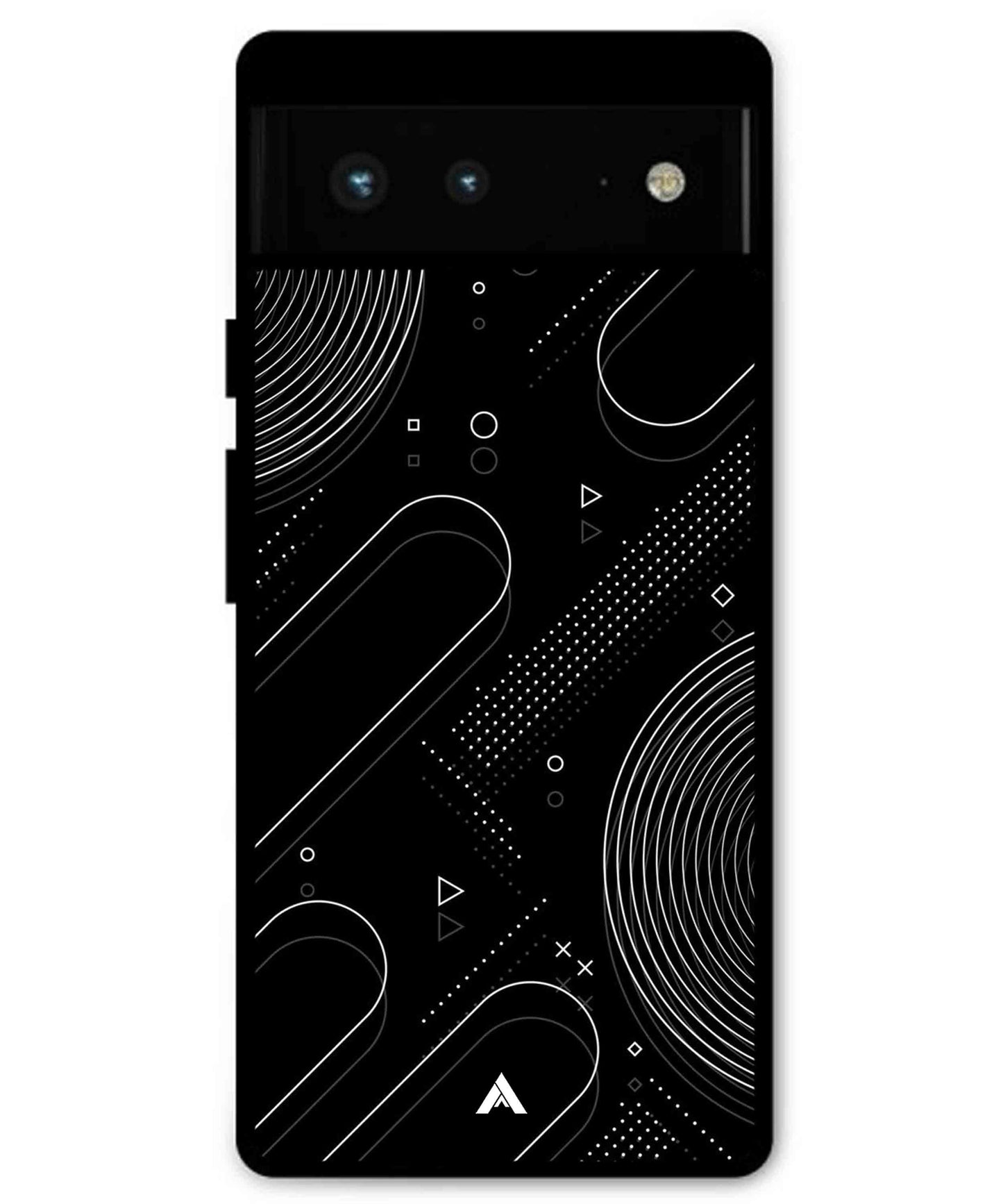 Stripe Pattern 17 Metal Back Cover Phone Case for Pixel 7