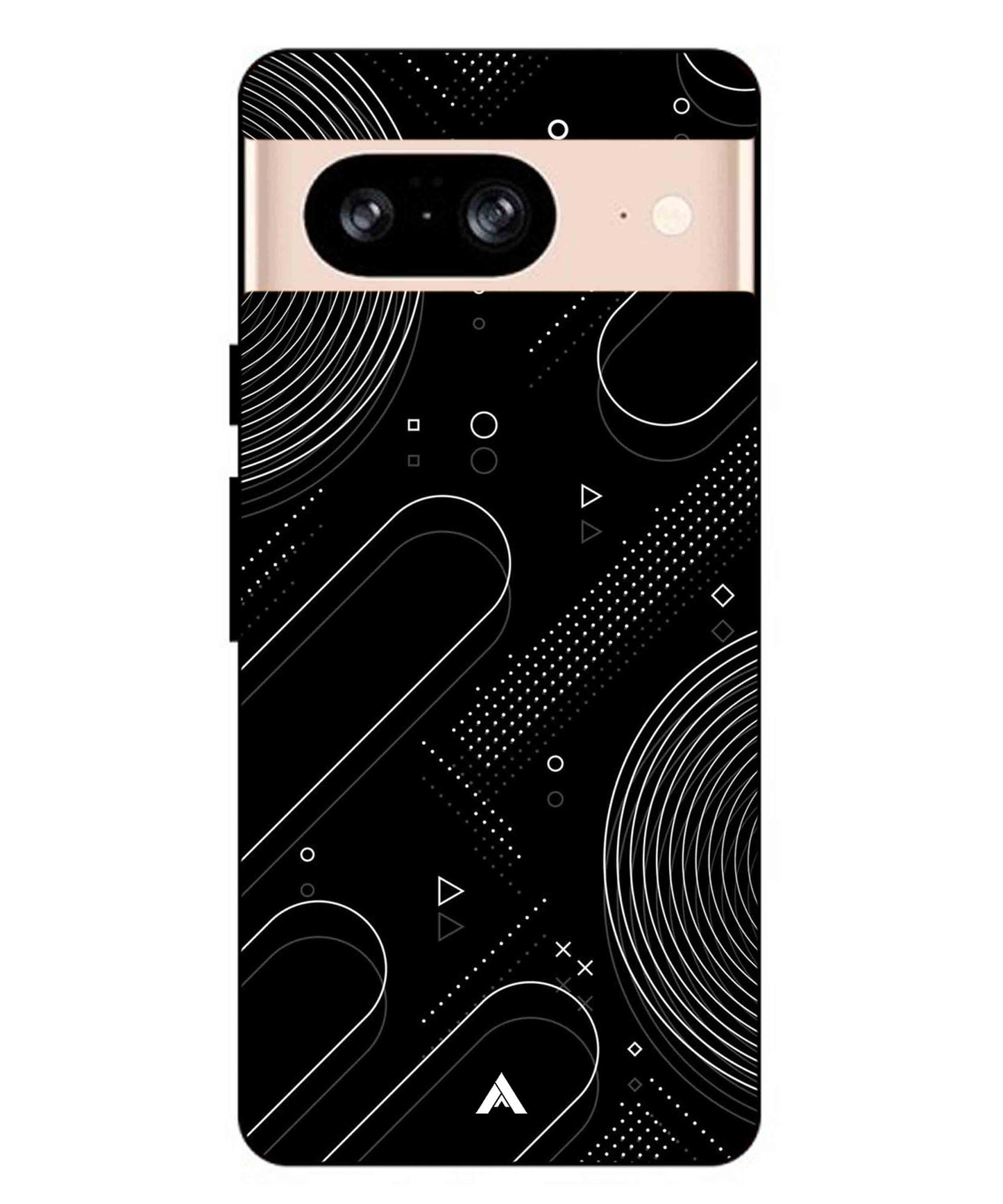 Stripe Pattern 17 Metal Back Cover Phone Case for Pixel 8