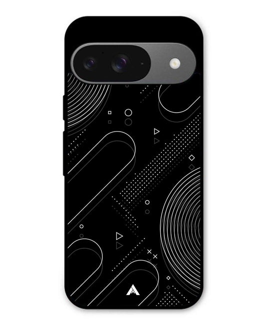 Stripe Pattern 17 Metal Back Cover Phone Case for Pixel 9