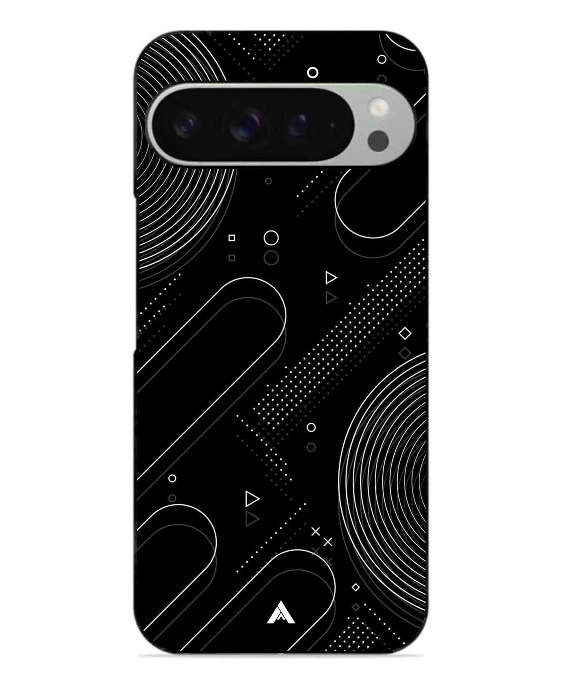 Stripe Pattern 17 Metal Back Cover Phone Case for Pixel 9 Pro