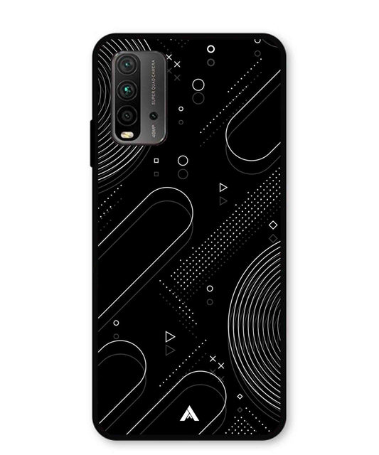 Stripe Pattern 17 Metal Back Cover Phone Case for Poco M3