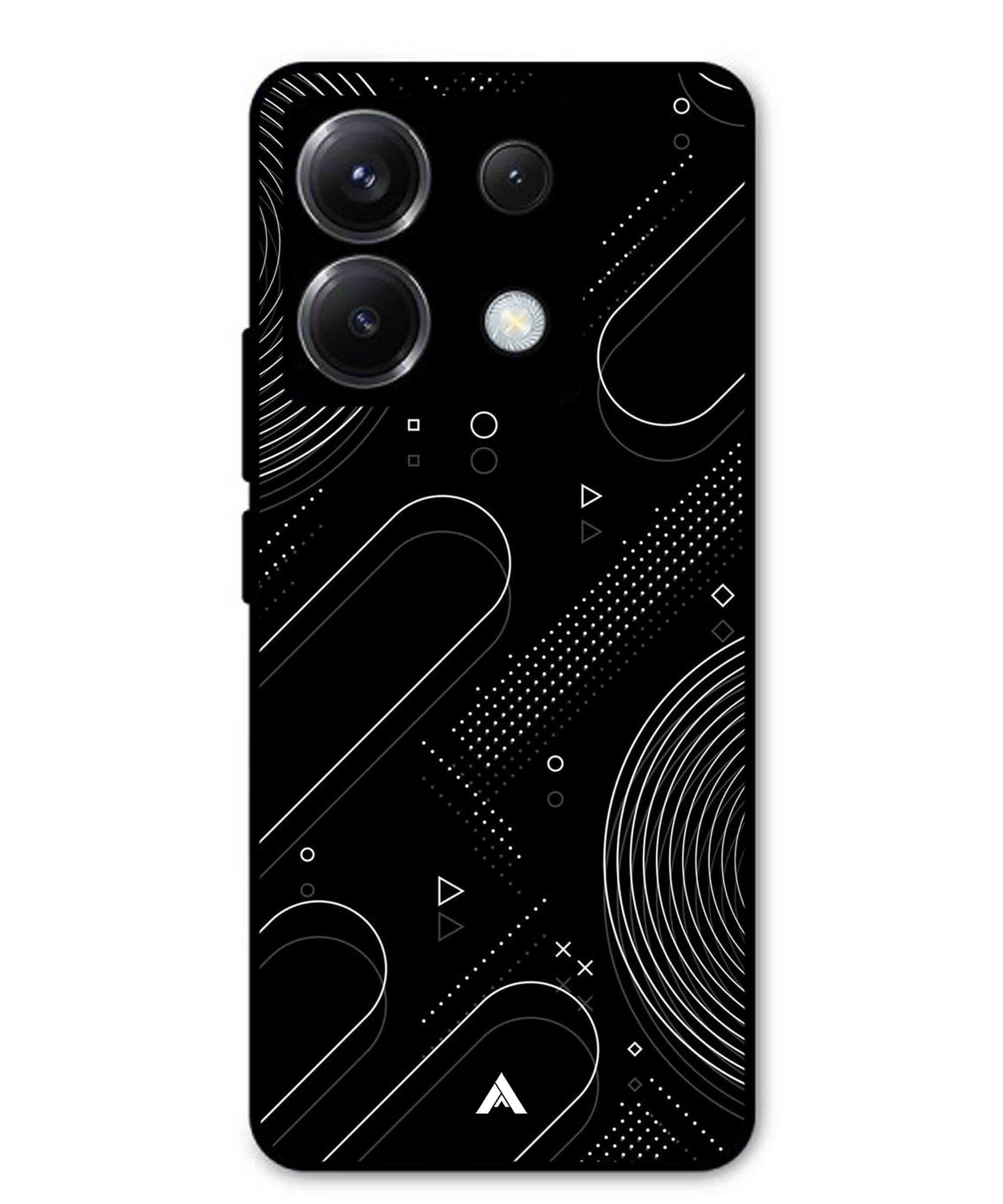 Stripe Pattern 17 Metal Back Cover Phone Case for Poco X6 3535ba39-768d-4970-91ca-2a43fabc0dae