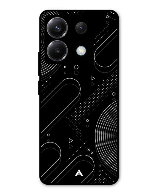 Stripe Pattern 17 Metal Back Cover Phone Case for Poco X6 3535ba39-768d-4970-91ca-2a43fabc0dae