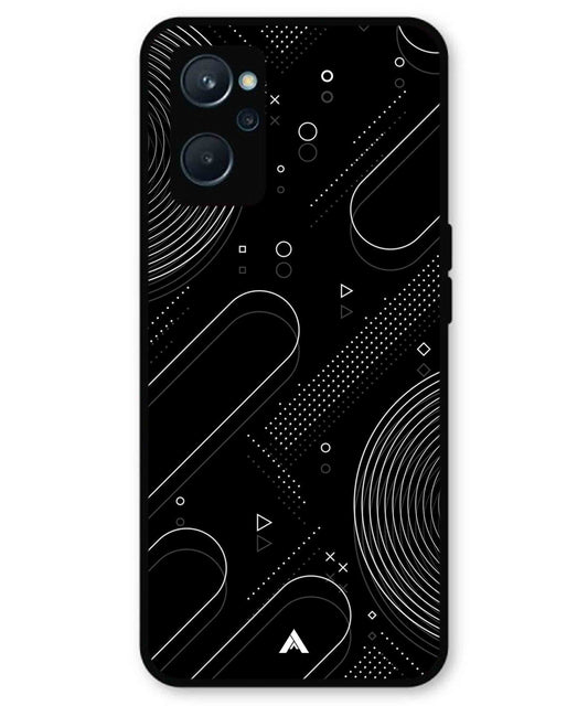 Stripe Pattern 17 Metal Back Cover Phone Case for Realme 10