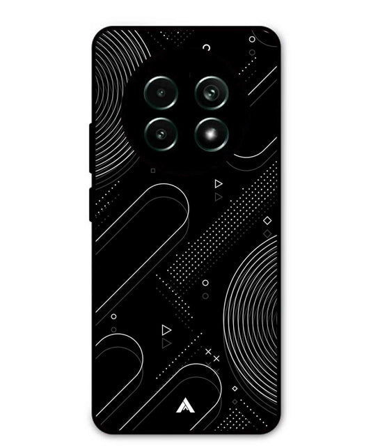Stripe Pattern 17 Metal Back Cover Phone Case for Realme 13