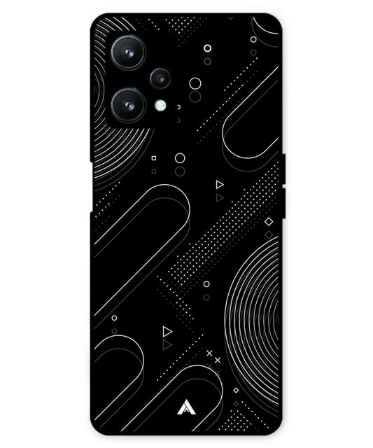 Stripe Pattern 17 Metal Back Cover Phone Case for Realme 9 SE
