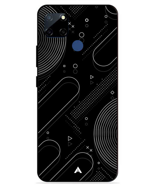 Stripe Pattern 17 Metal Back Cover Phone Case for Realme C23