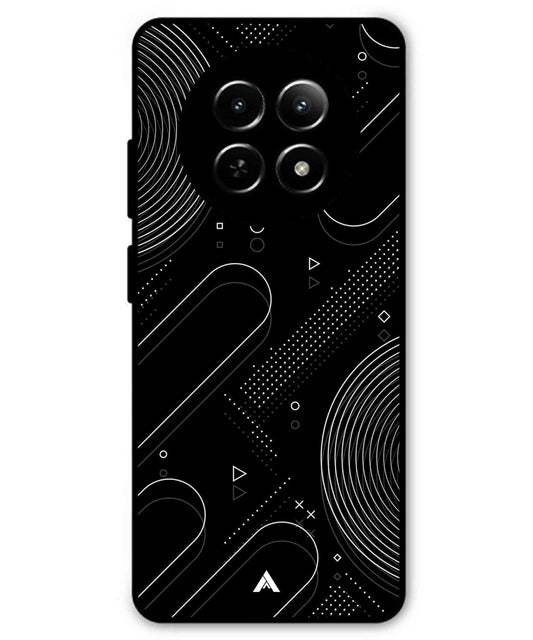 Stripe Pattern 17 Metal Back Cover Phone Case for Realme C65