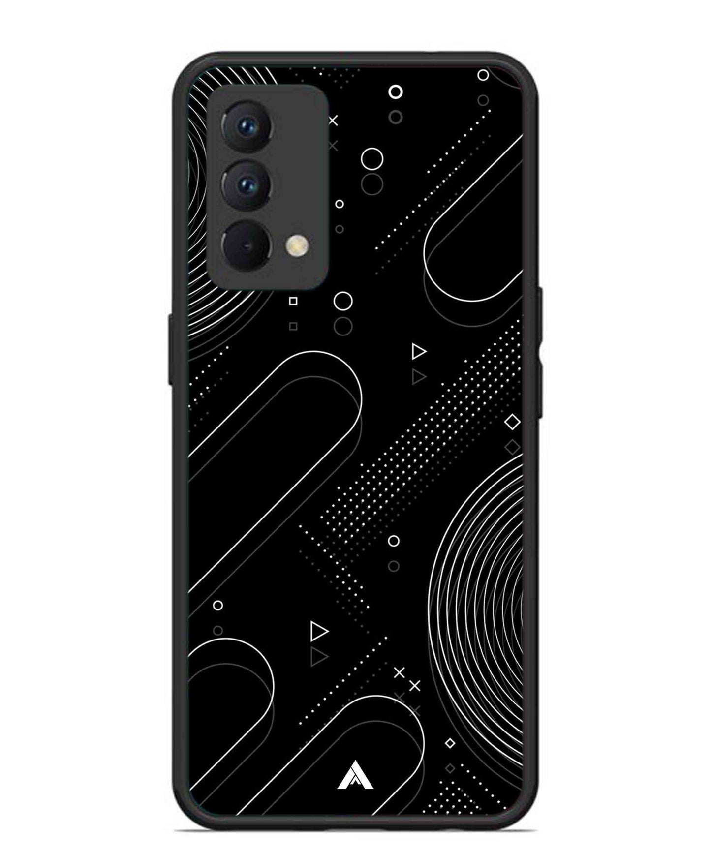 Stripe Pattern 17 Metal Back Cover Phone Case for Realme GT Master Edition