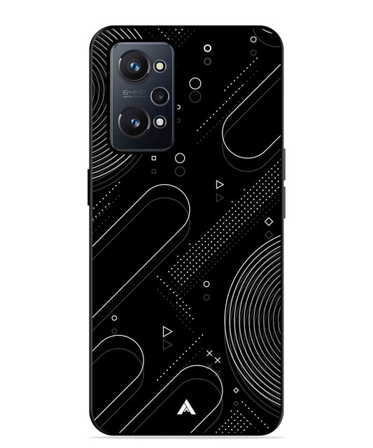 Stripe Pattern 17 Metal Back Cover Phone Case for Realme GT Neo 2