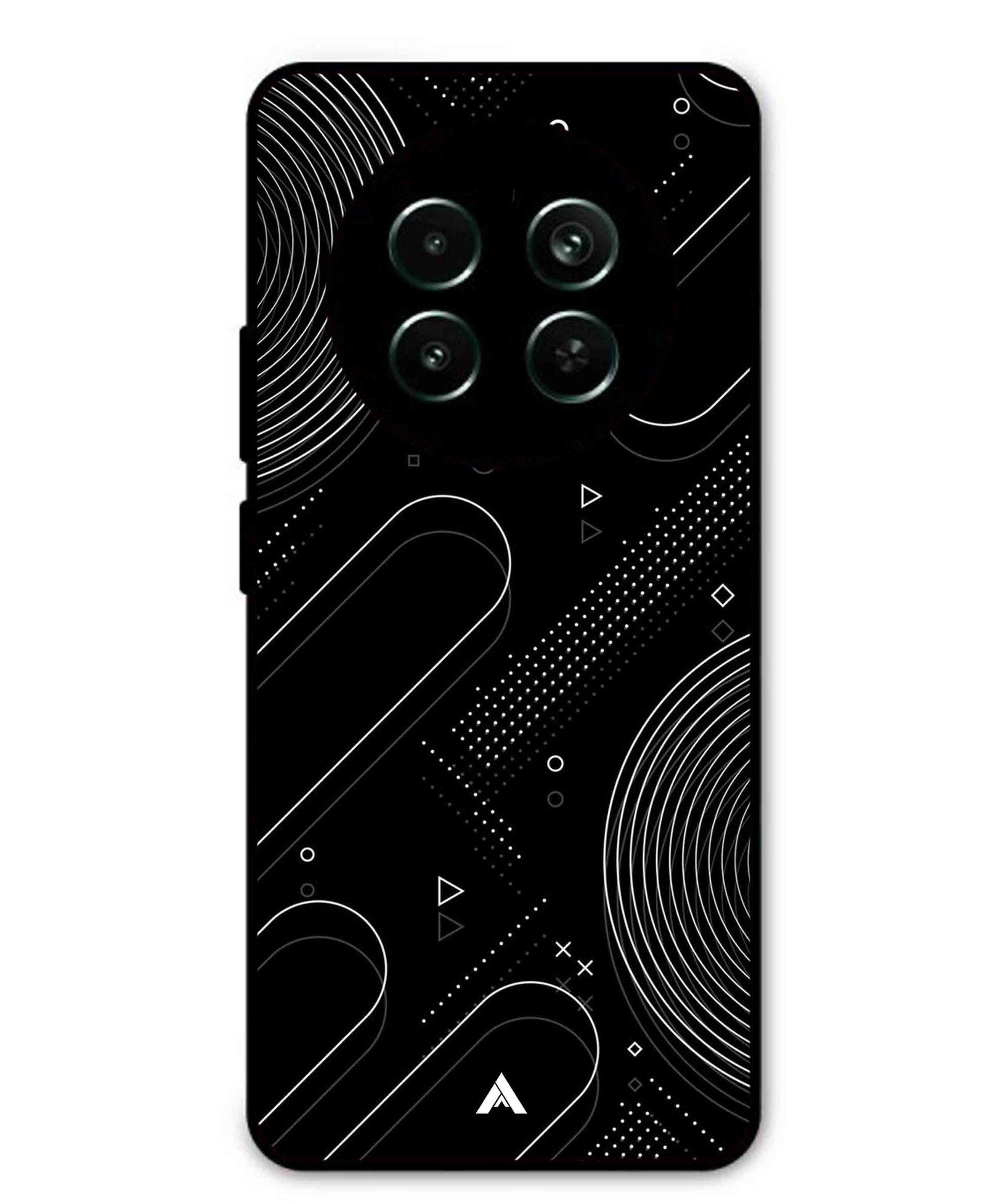 Stripe Pattern 17 Metal Back Cover Phone Case for Realme Narzo 70X b6258f9d-868b-49d9-b2bc-83799c70372c