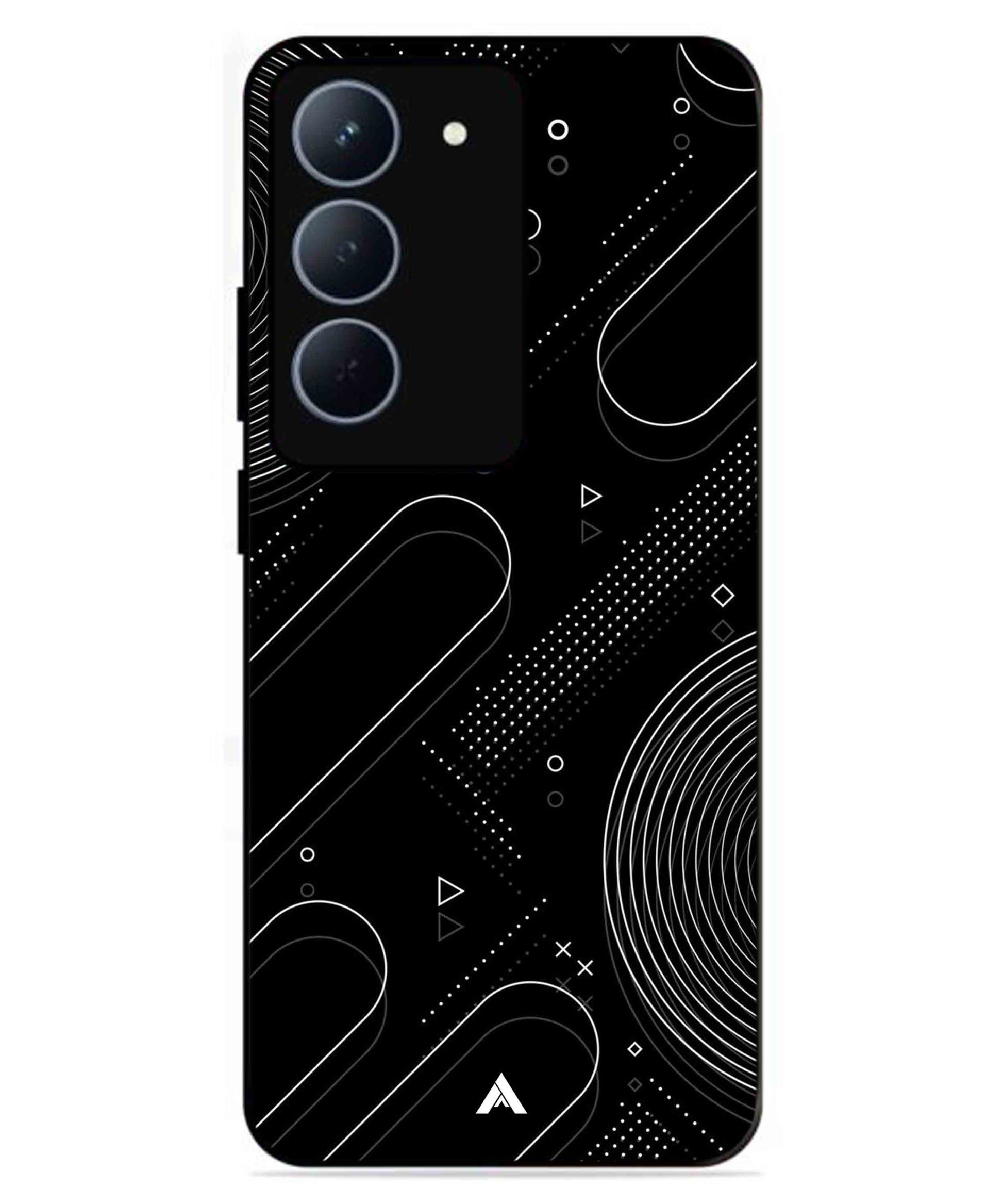 Stripe Pattern 17 Metal Back Cover Phone Case for Realme P3X