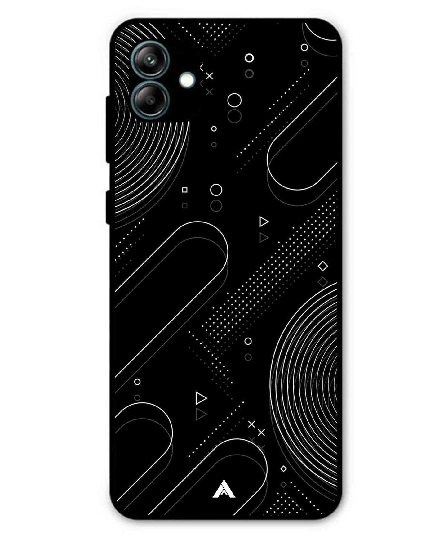 Stripe Pattern 17 Metal Back Cover Phone Case for Samsung Galaxy A04