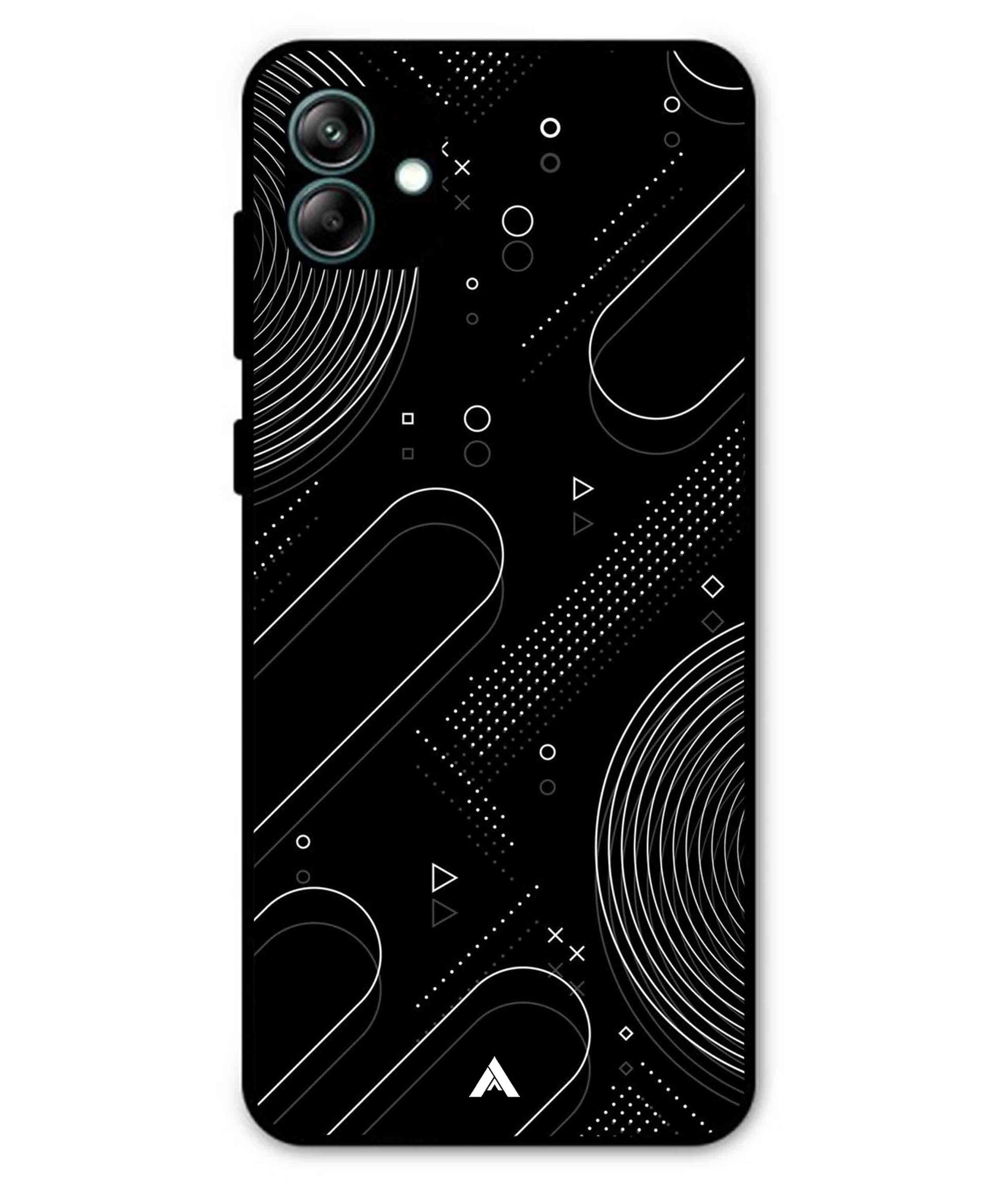 Stripe Pattern 17 Metal Back Cover Phone Case for Samsung Galaxy A04