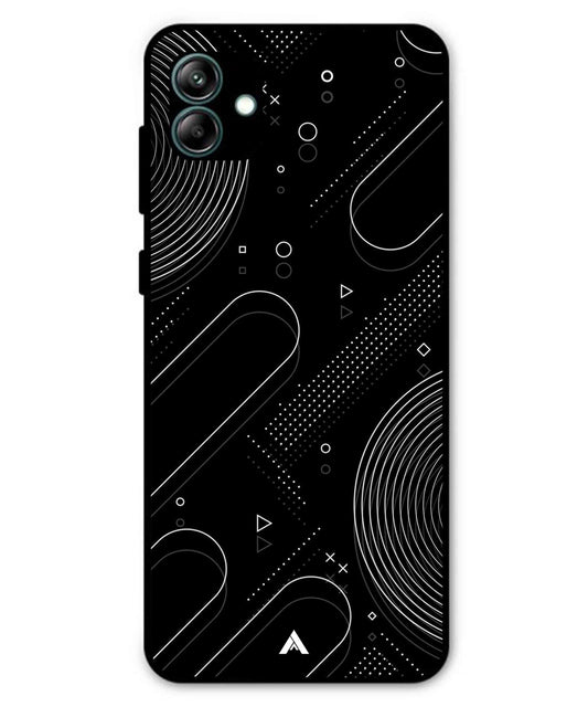 Stripe Pattern 17 Metal Back Cover Phone Case for Samsung Galaxy A04