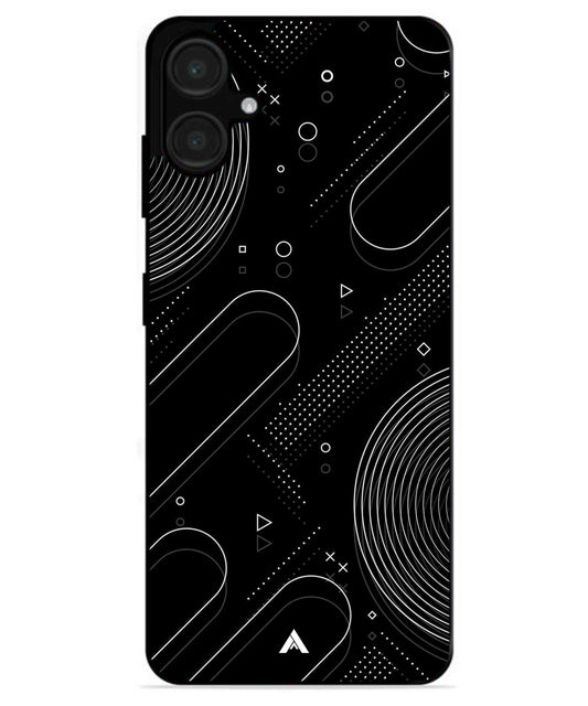 Stripe Pattern 17 Metal Back Cover Phone Case for Samsung Galaxy A06