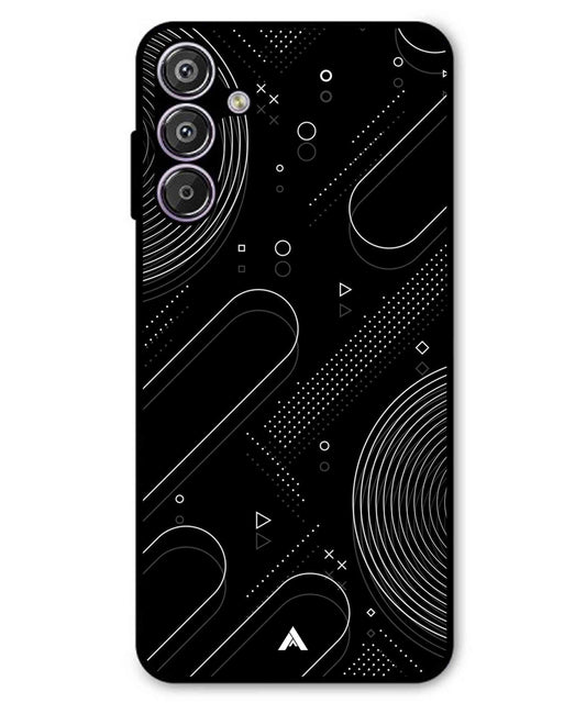 Stripe Pattern 17 Metal Back Cover Phone Case for Samsung Galaxy A13 5G