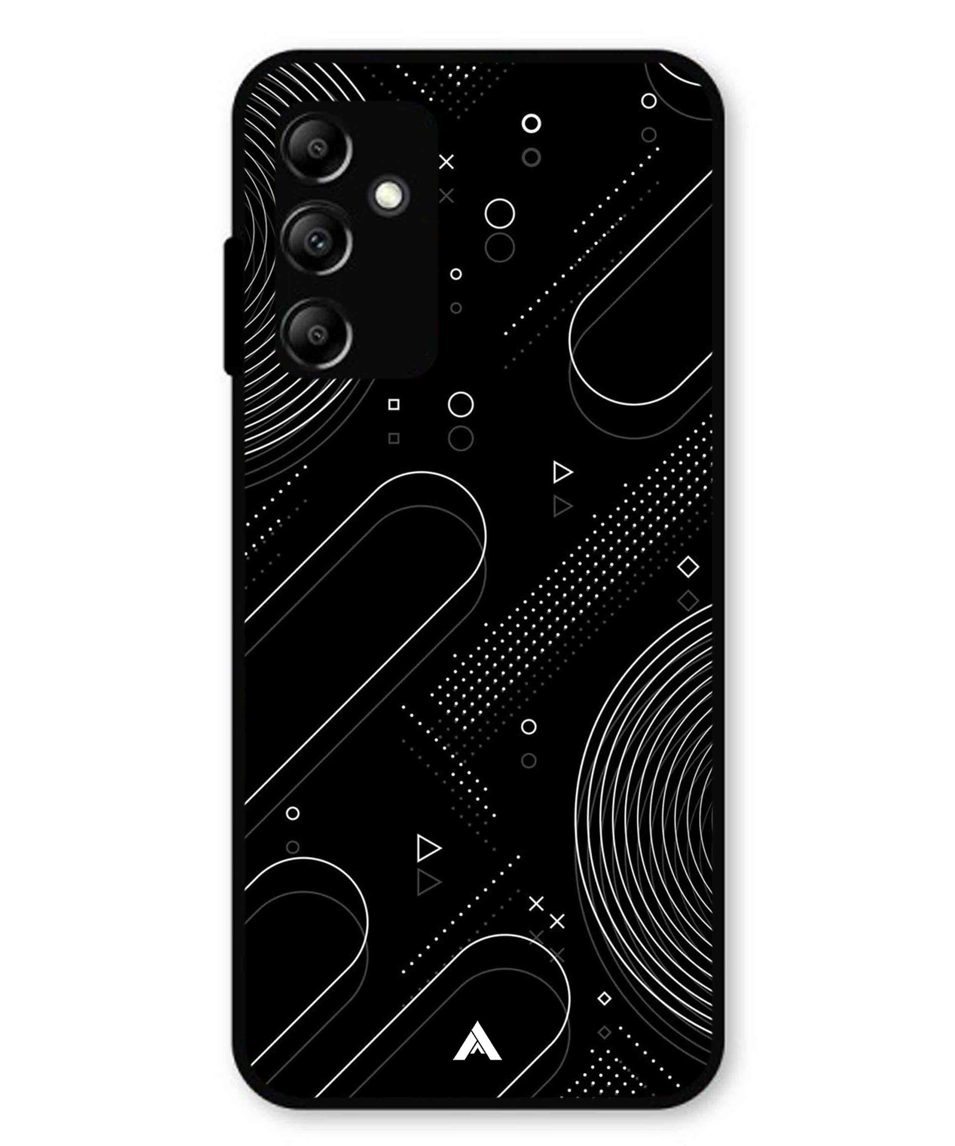 Stripe Pattern 17 Metal Back Cover Phone Case for Samsung Galaxy A14 5G