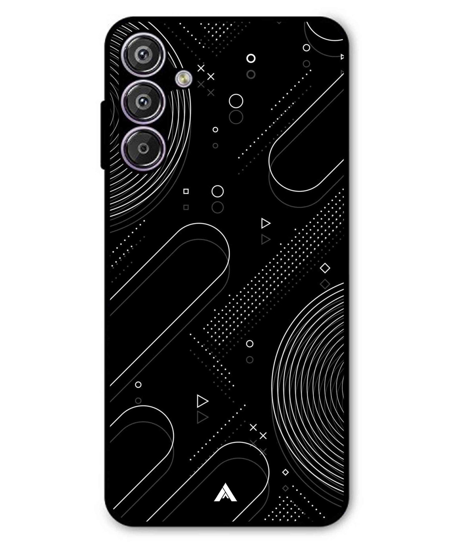 Stripe Pattern 17 Metal Back Cover Phone Case for Samsung Galaxy A25