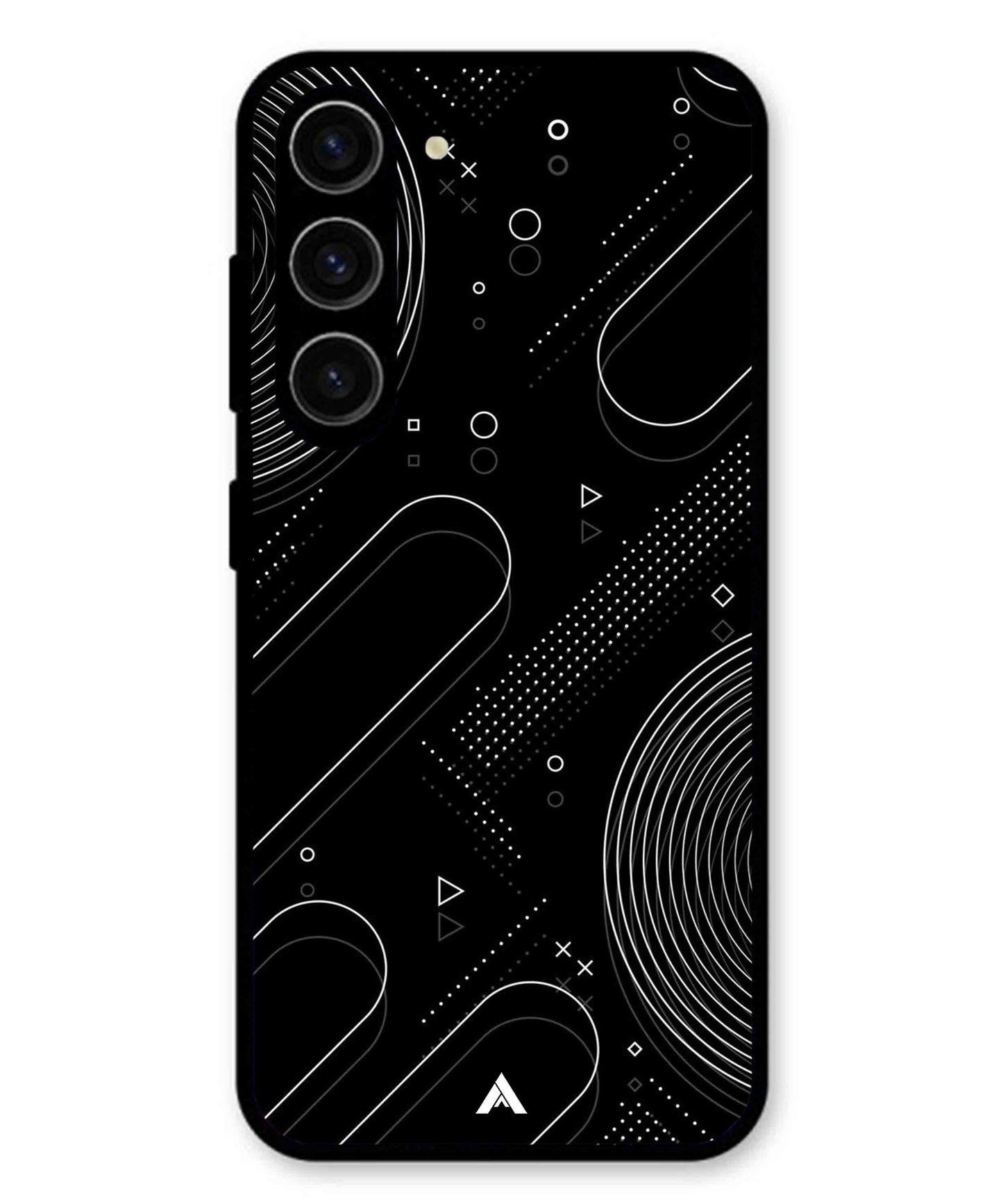 Stripe Pattern 17 Metal Back Cover Phone Case for Samsung Galaxy A36