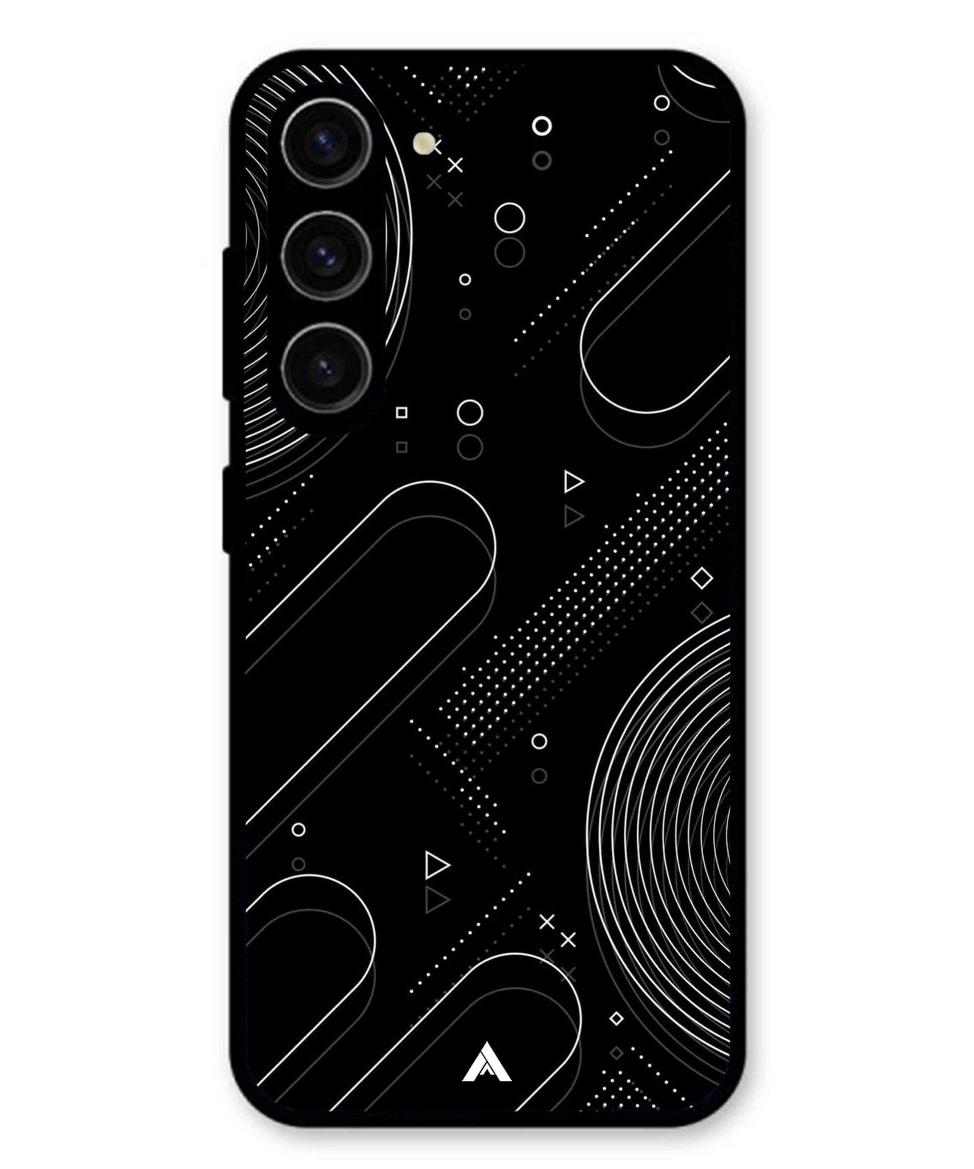 Stripe Pattern 17 Metal Back Cover Phone Case for Samsung Galaxy A36
