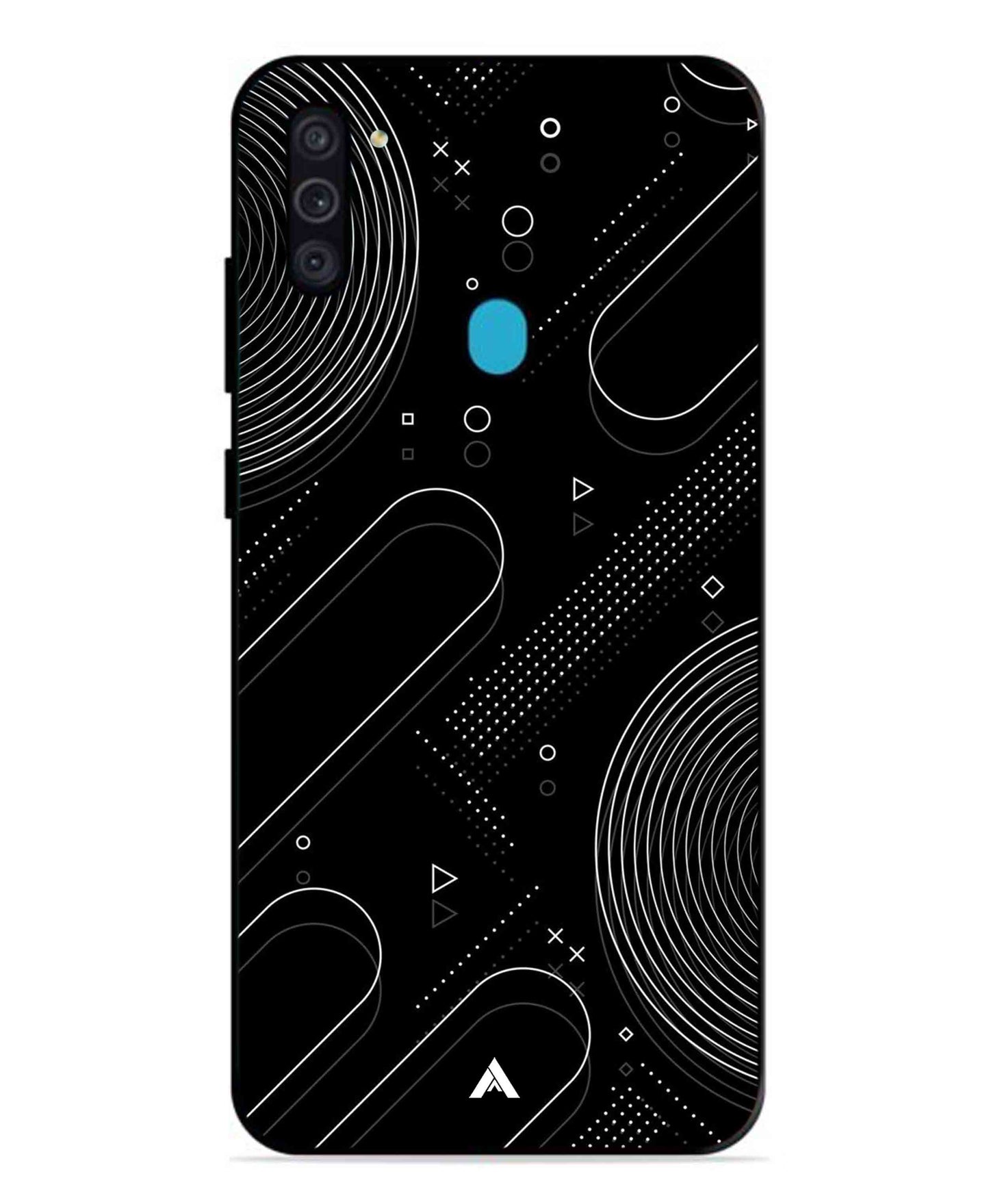 Stripe Pattern 17 Metal Back Cover Phone Case for Samsung Galaxy F11
