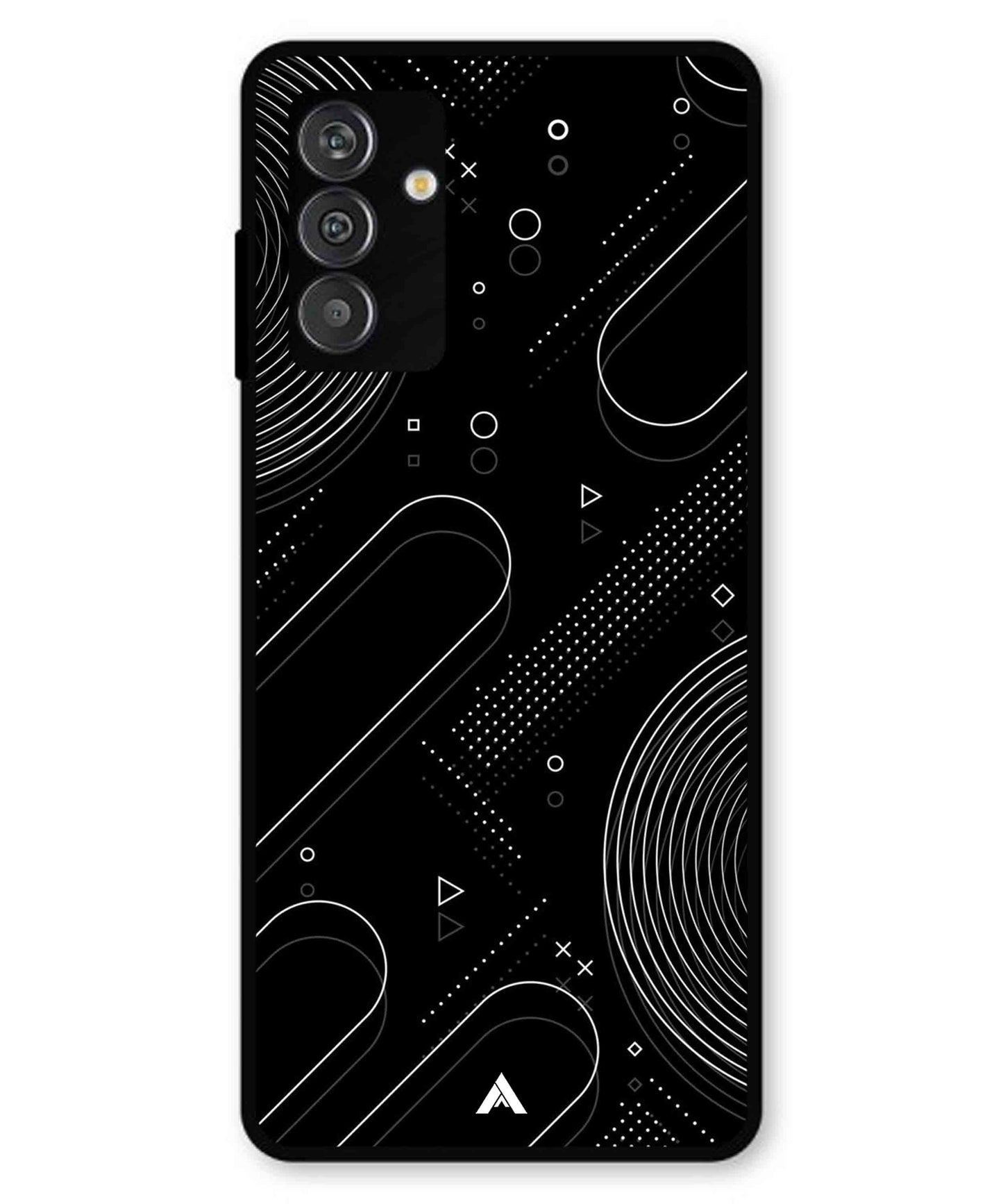 Stripe Pattern 17 Metal Back Cover Phone Case for Samsung Galaxy F14